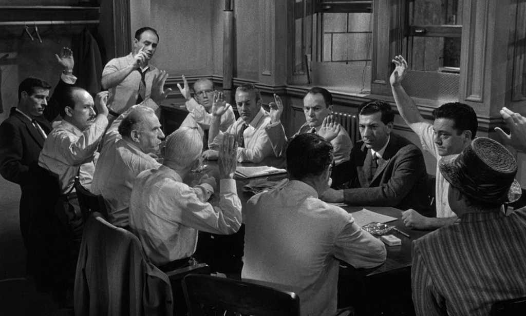 12 angry man as the martyr and the tyran.